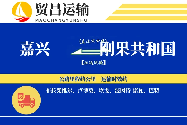 嘉兴到刚果共和国物流专线 | 空运海运双清包税 | 门到门国际物流服务
